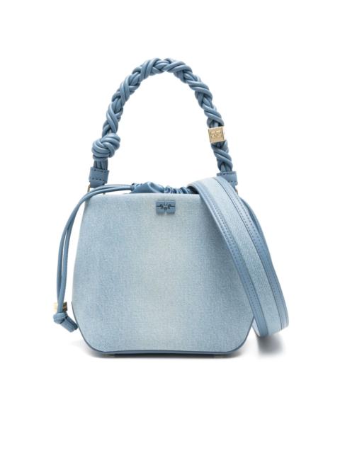 GANNI denim tote bag