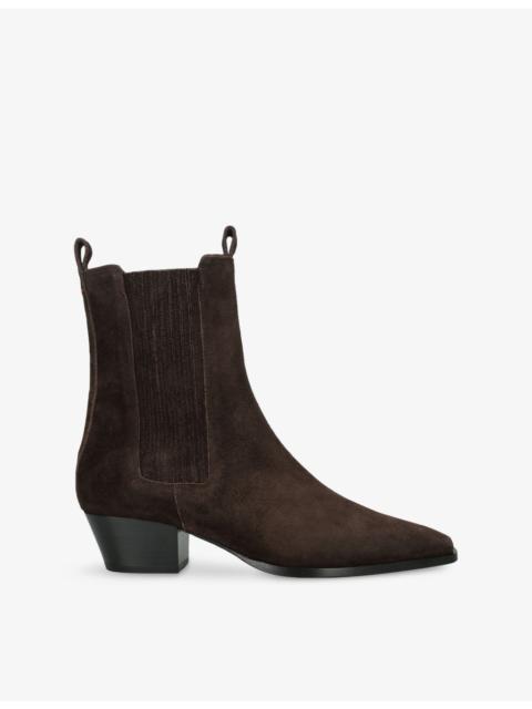 Aeyde Agata 40 Suede Ankle Boots