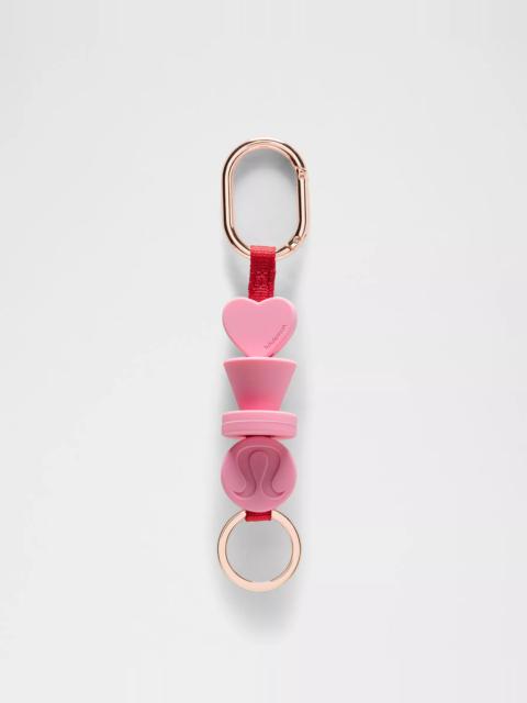 lululemon Silicone Beaded Keychain