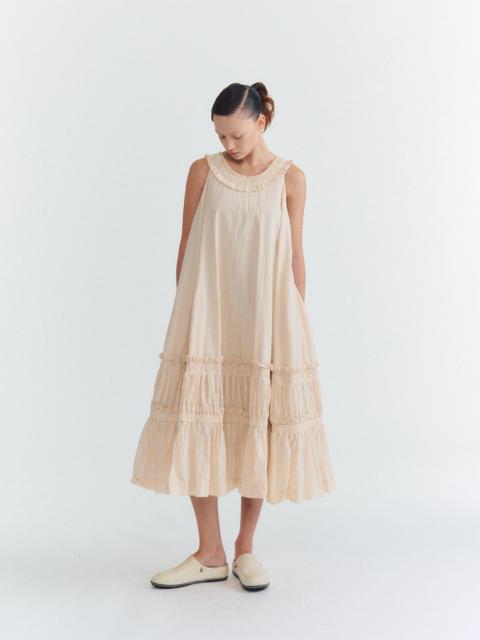 CASEY/CASEY GATO DRESS - L PAPER UNFINISHED - NATURAL