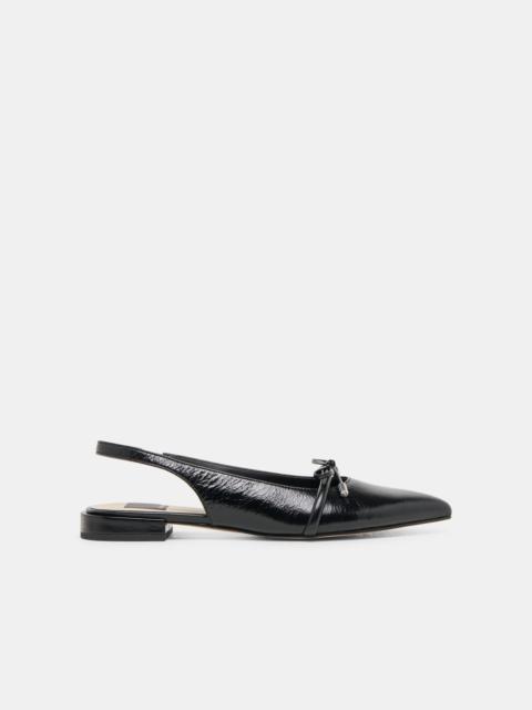 dolce vita PAYGE FLATS MIDNIGHT CRINKLE PATENT