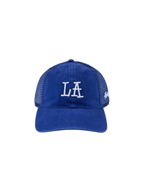 Stüssy LA Chapter Trucker Hat "Royal" STUS421