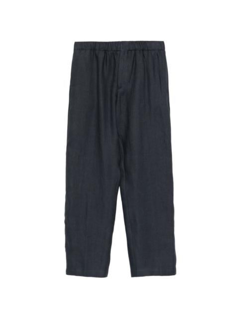 LARDINI elasticated-waistband trousers