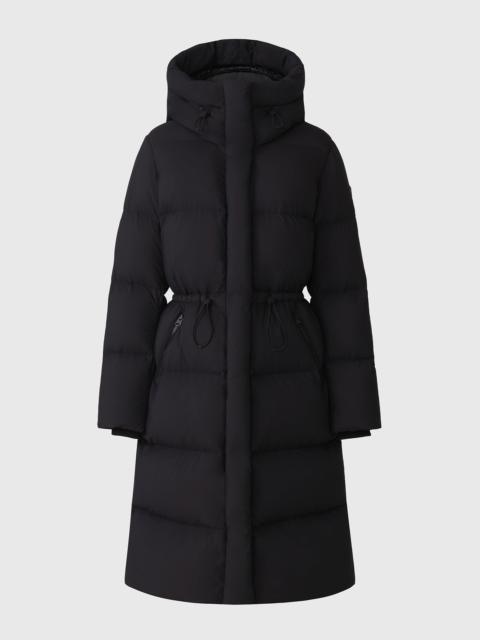 MACKAGE ISHANI-SC Soft crinkle long jacket