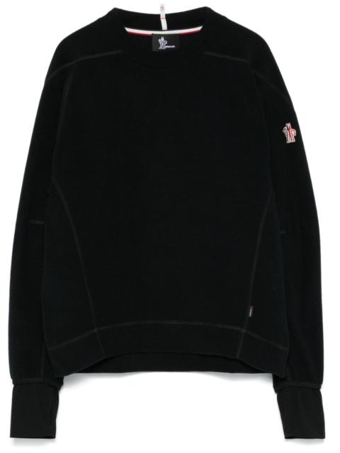 Moncler Grenoble logo-embroidered sweatshirt