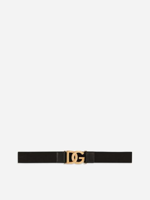 Dolce & Gabbana Stretch belt with DG logo