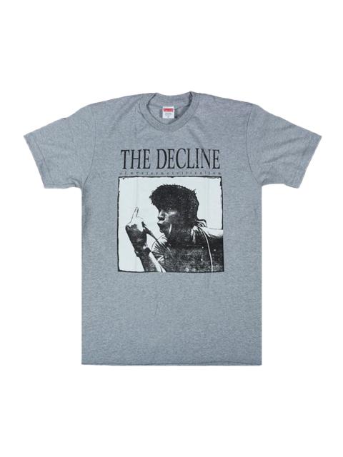 Supreme Supreme Decline Of Western Civilizations Tee 'Heather Grey'