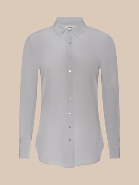 L'AGENCE Babette Silk Blouse