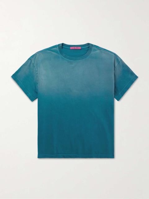 Sun-Bleached Pica Cotton and Cashmere-Blend Jersey T-Shirt