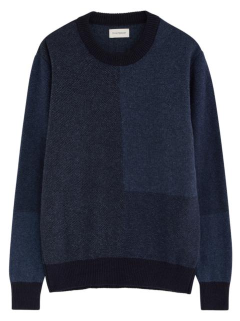 Oliver Spencer Oliver Spencer Blenheim Colour-blocked Wool Jumper