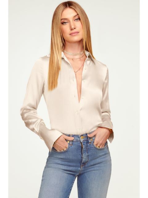 RAMY BROOK Victoria Silk Button Down Blouse