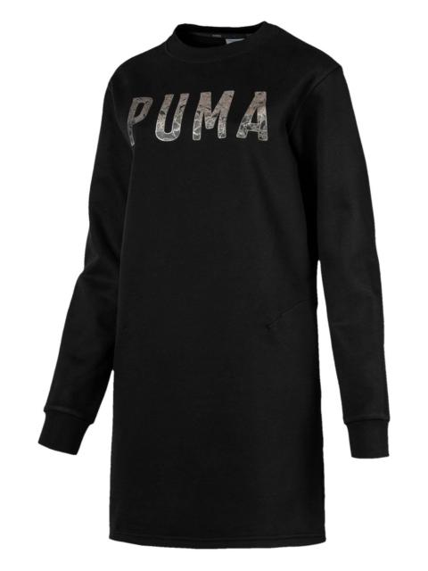 PUMA logo fleece mini dress