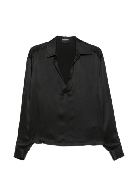 TOM FORD v-neck silk blouse