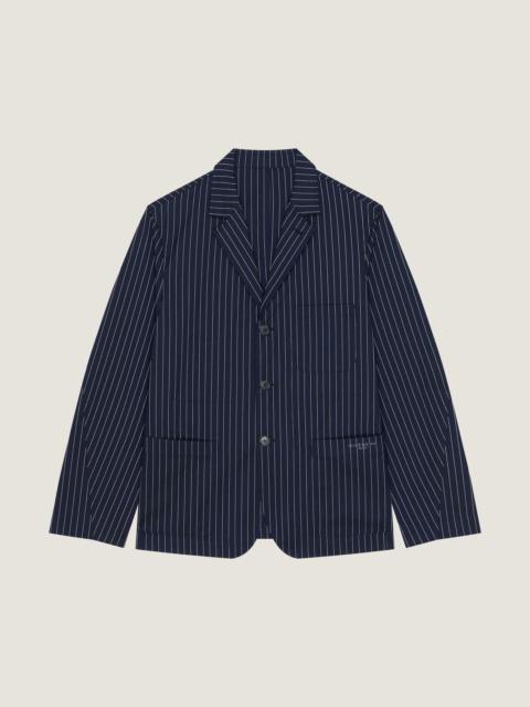 Givenchy SINGLE-BREASTED DECONSTRUCTED STRIPED JACKET IN COTTON