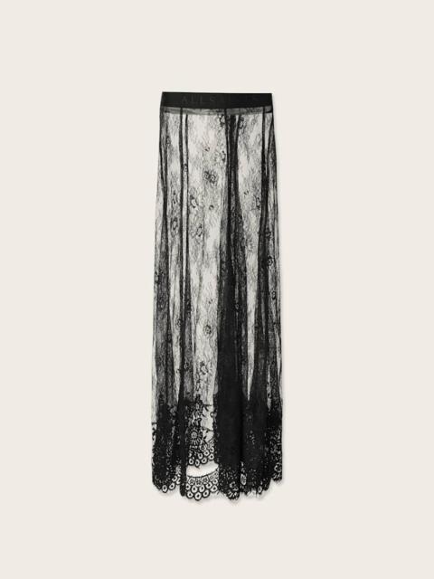 ALLSAINTS ARRAN LACE ANKLE LENGTH SKIRT