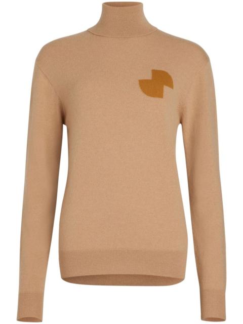 PATOU JP roll-neck sweater