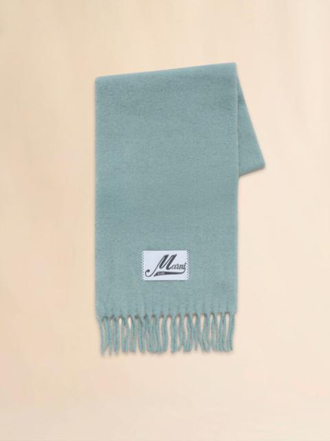 Marni TURQUOISE ALPACA SCARF