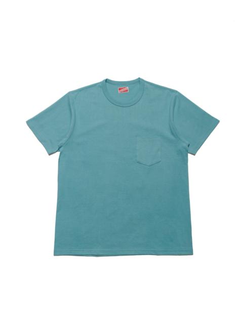 The Real McCoys MC22006 Pocket Tee Teal