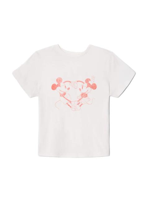 RE/DONE Disney Heart Hand Classic Tee