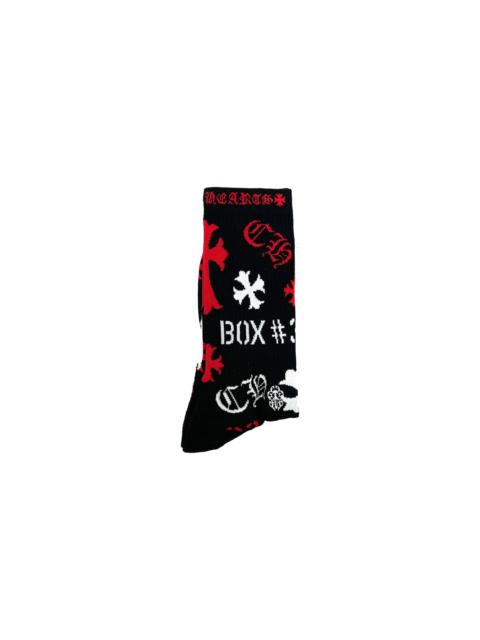 Chrome Hearts Single Stencil Socks "Black" CHRM1888