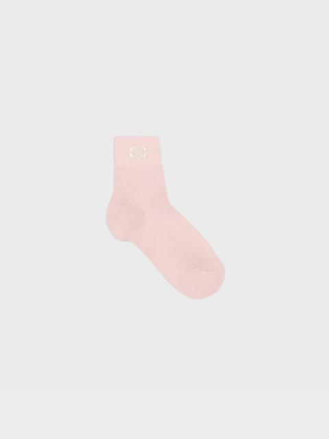 CELINE COTTON TRIOMPHE SOCKS