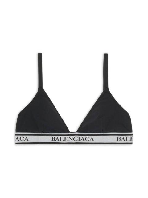 BALENCIAGA Women's Elastic Bra in Black
