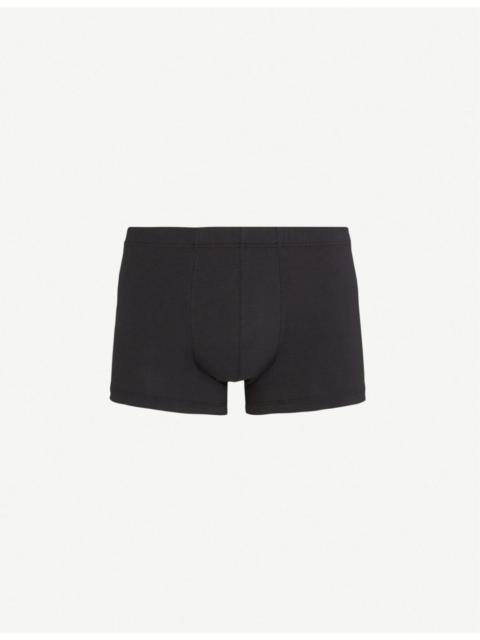 HANRO Elasticated slim-fit stretch-cotton trunks