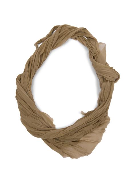 AMI Paris Men's Crumpled Gavroche Scarf - Matcha