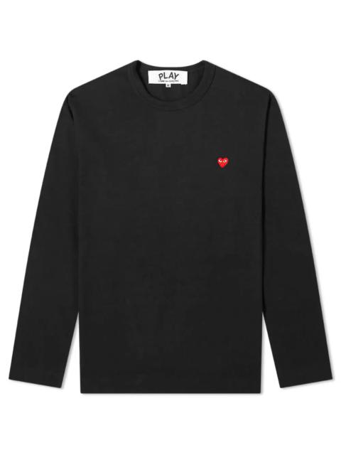 Comme des Garçons Play Long Sleeve Small Logo T-Shirt