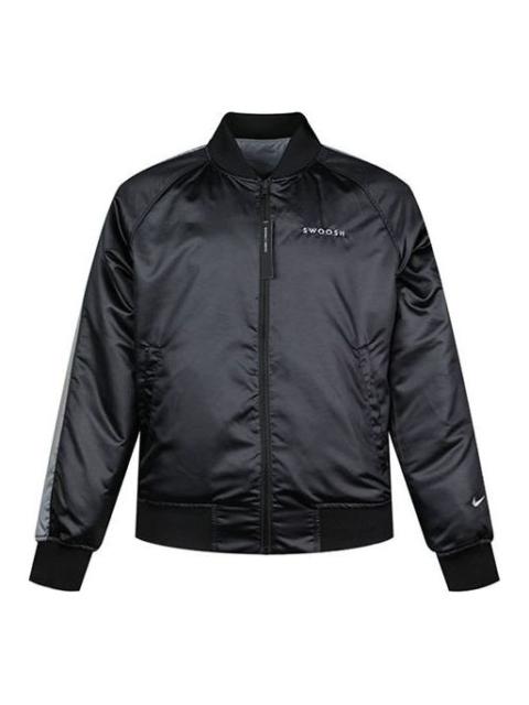 Nike Nike Reversible Woven Jacket Black Gray 'Black Grey' CJ4876-010