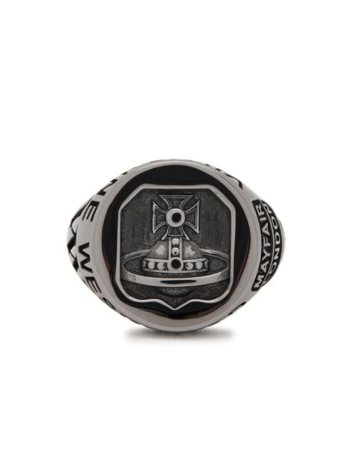 Vivienne Westwood Vivienne Westwood Lancelot Chevalier Platinum Ring