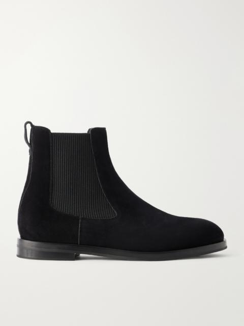 Manolo Blahnik Sempione Manny Suede Chelsea Boots