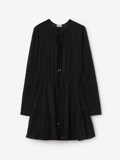 Burberry Check Cotton Voile Dress