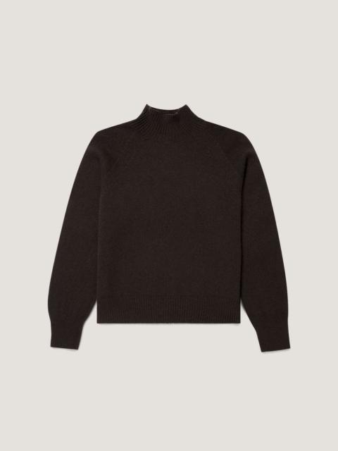 Sunspel Lambswool Funnel Neck Jumper