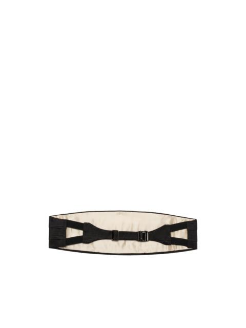 TOM FORD pleated cummerbund belt