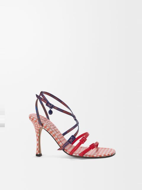 Loewe New Comic Sandal in printed nappa lambskin