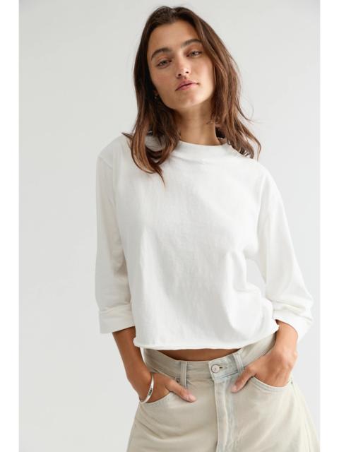 FREE PEOPLE We The Free Gracie Cropped Crew Neck Top