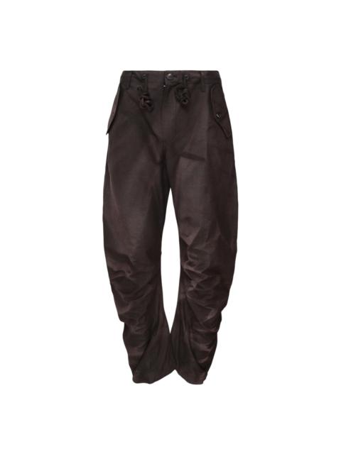 JiyongKim Sun-Bleached Twisted Trousers