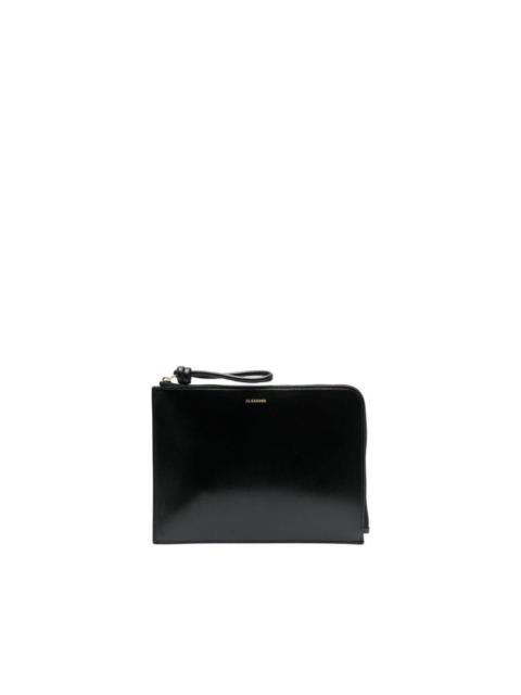 Jil Sander leather envelope pouch