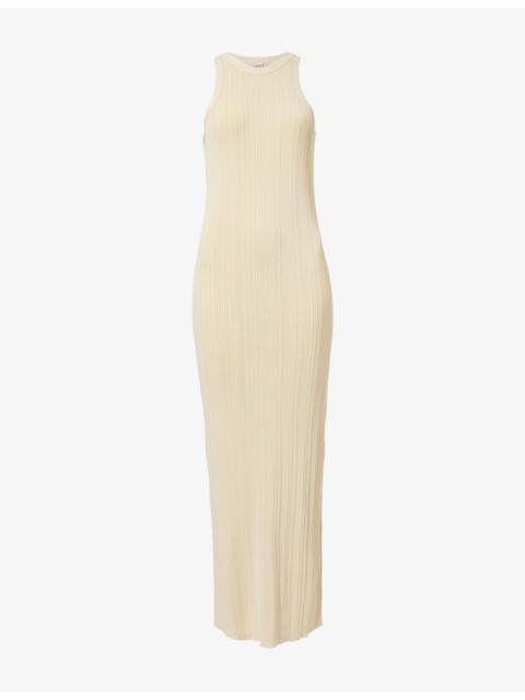 Totême Seamless Ribbed Knitted Maxi Dress