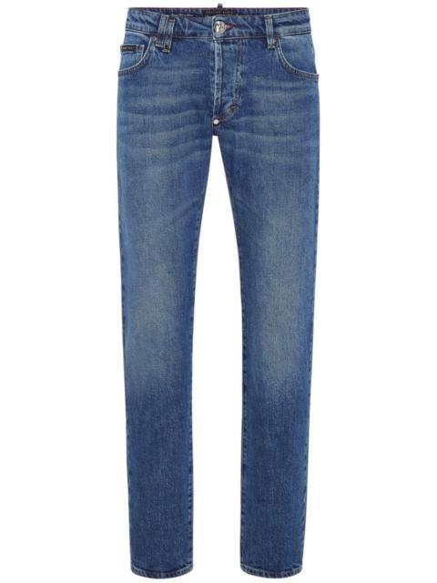PHILIPP PLEIN Tattoo Super straight-cut jeans