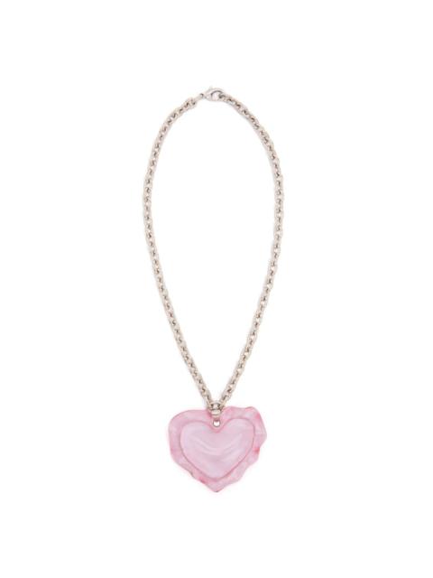 NINA RICCI Cushion Heart pendant necklace