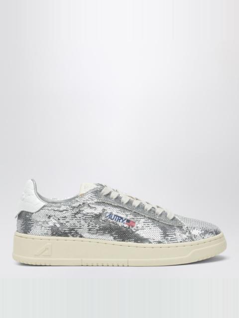 AUTRY Dallas Sparkling sneakers in grey/white sequins