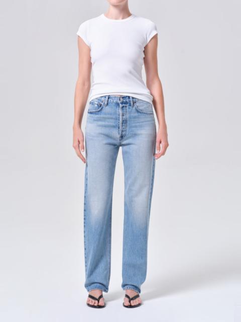 AGOLDE 90'S MID RISE STRAIGHT 32" (WEIGHTLESS) IN STREAM