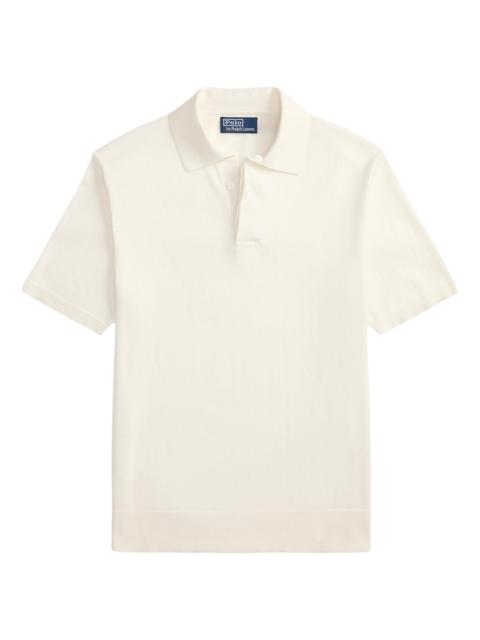 Polo Ralph Lauren Men's Cutaway Collar Cotton Polo Shirt - Deckwash White