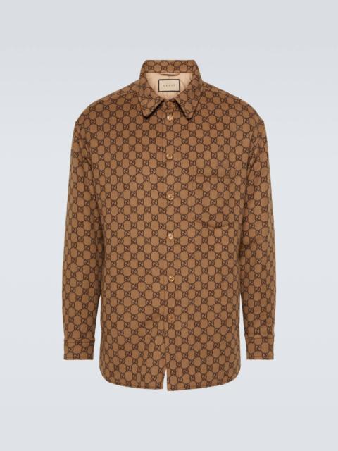 GUCCI Maxi GG wool overshirt