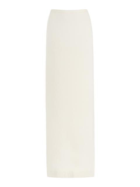 ÉTERNE Emma Jersey Maxi Skirt neutral