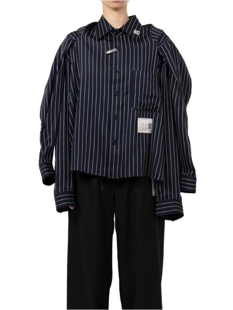 Maison MIHARAYASUHIRO Sleeve Layered Stripe Shirt
