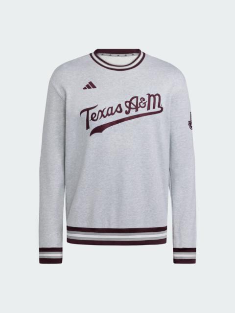 adidas Texas A&M Ribbed Crew