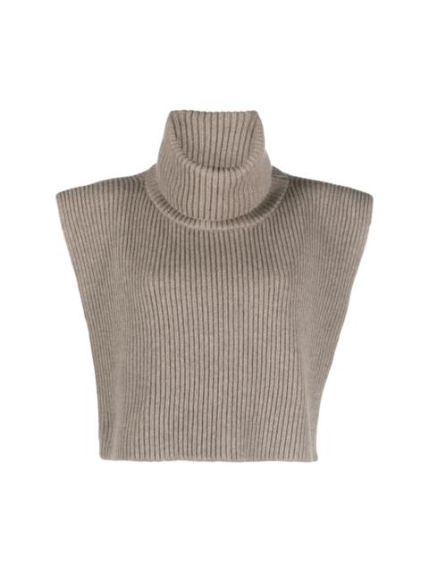 The Row Eppie roll-neck cashmere collar